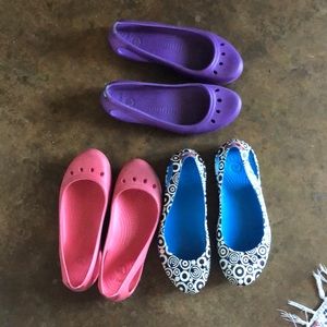 Lot of crocs Mary Jane shoes!